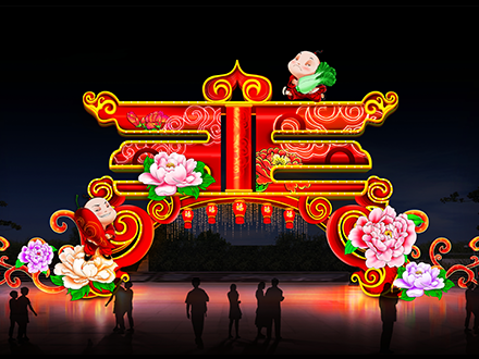 传统新年-迎春门